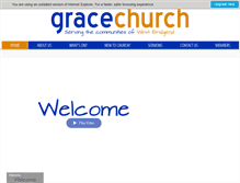 Tablet Screenshot of gracechurch.co