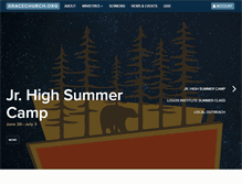 Tablet Screenshot of gracechurch.org
